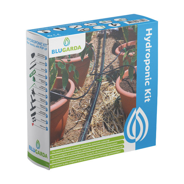 BluNature - Hydroponic Hydrokultur Set für Gemüsegarten oder Gewächshaus bis zu 160 Pflanzen