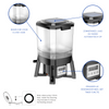 BluFeeder - Smart Solar-powered Fish Feeder Pond - 6L Reservoir - Wifi / Bluetooth