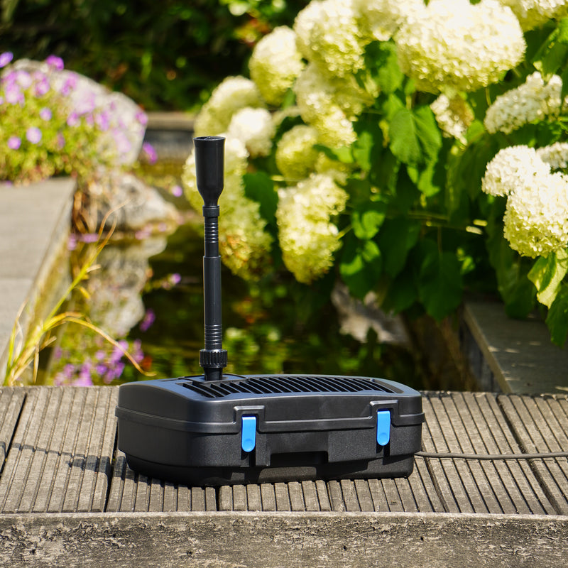 BluFilter 2011 – Teichpumpe mit Filter Set, 11 W UV-C und Springbrunnen