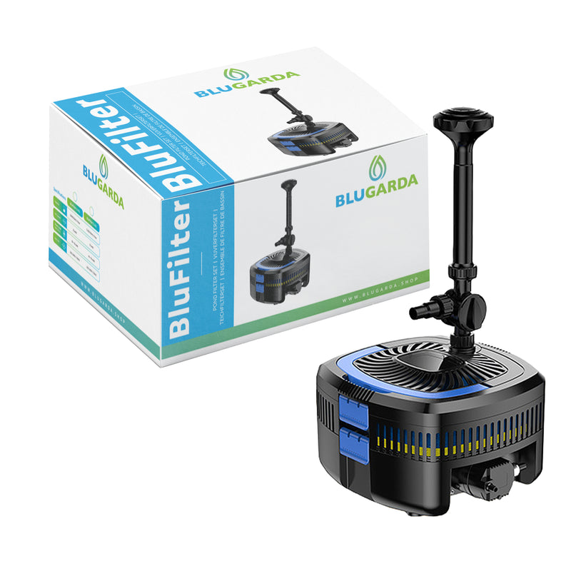 BluFilter 3611 – Teichpumpe mit Filter Set, 11 W UV-C und Springbrunnen