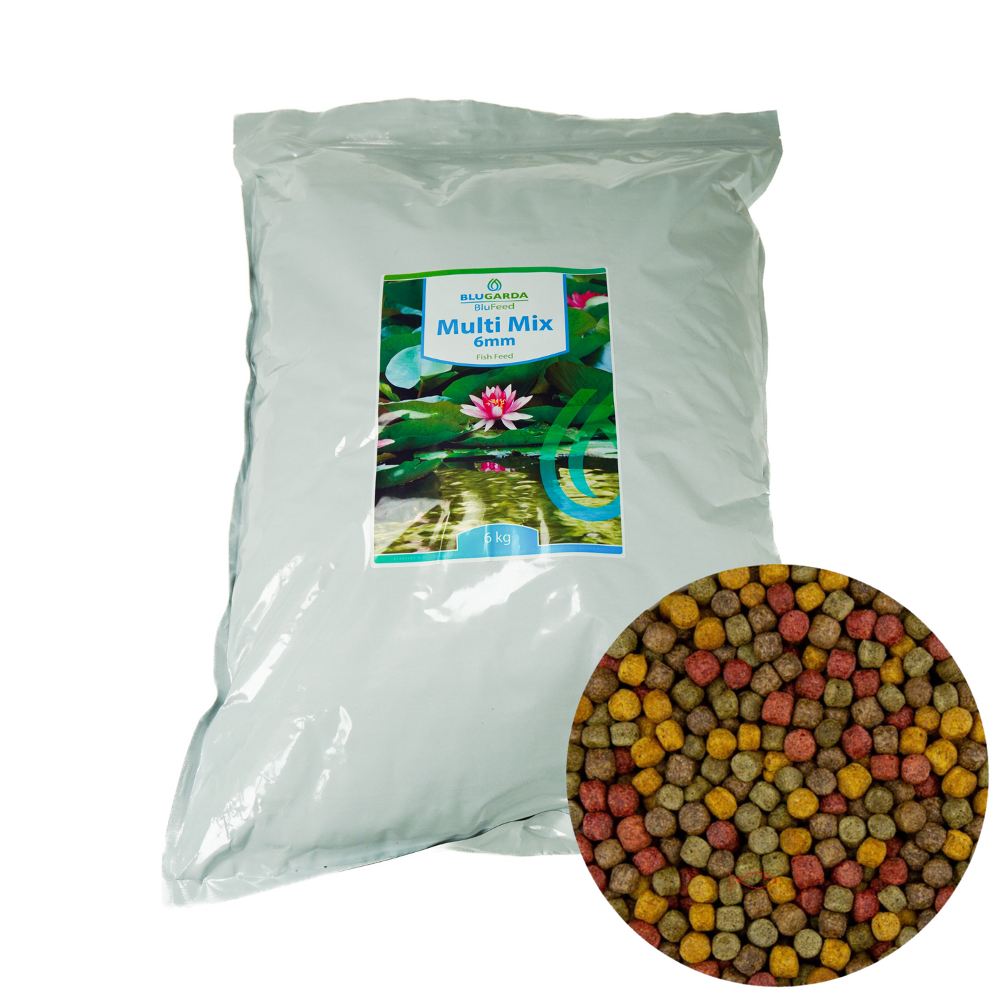 BluFeed - Fischfutter Teich - Multi Mix 6mm - 6kg